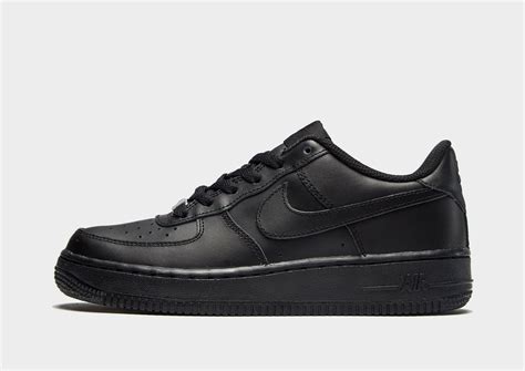 nike air force zwart kind|Kids Black Air Force 1 Shoes (5) .